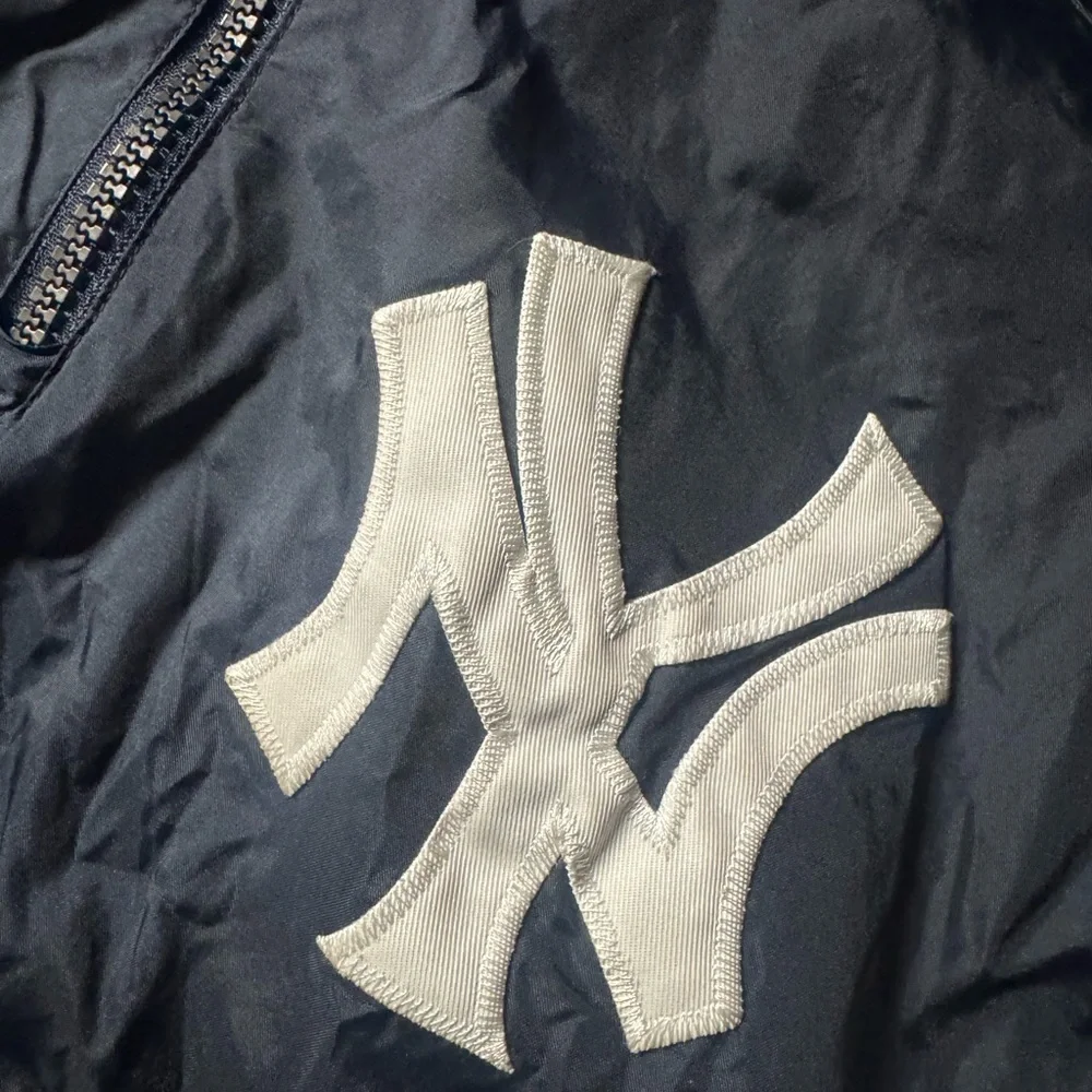 Vintage Youth Large MLB New York Yankees Lightweight 1/4 Zip Windbreaker